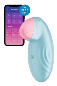 Смарт-вібратор для клітора Satisfyer Tropical Tip Light Blue Sex Aura
