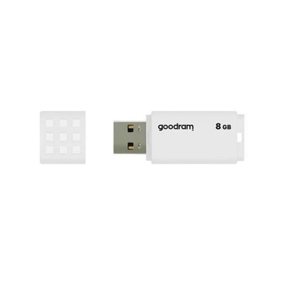 USB флеш накопичувач Goodram 8GB UME2 White USB 2.0 (UME2-0080W0R11) | Зображення 1