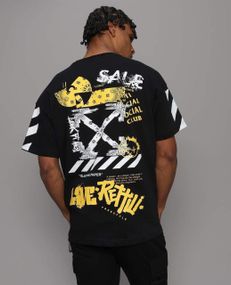 Футболка чоловіча з принтом повсякденна L Чорний