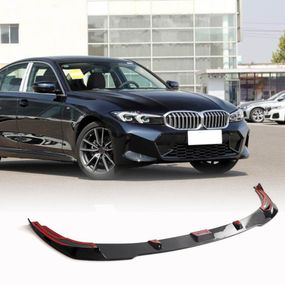 Накладка на передній бампер Lip V1 (для M-Sport 2022-2025, Карбон) для BMW 3 серія G20/21 2018- рр