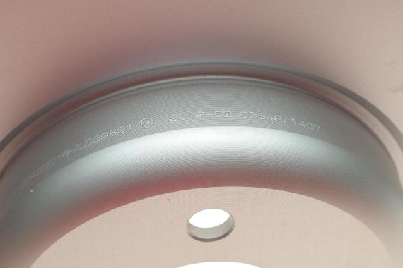 Диск тормозной передний BMW 5 F10 F11 10- 330x24  с покрытием  вентилируемый  23-1253C | Зображення 3