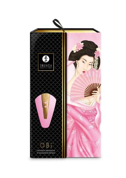Вібратор для клітора Shunga Obi ніжно-рожевий, 11.5 см x 7 см Sex Aura | Зображення 6