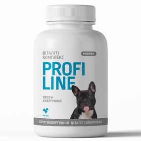 Вітаміни Provet Profiline для собак, Віталіті Комплекс протиалергійний, 100 таб.