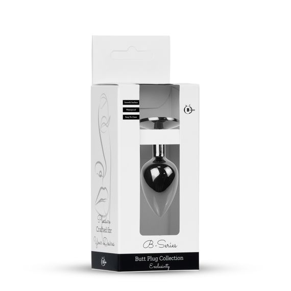 Анальна пробка - Jewellery Dark Silver Plug Pink | Зображення 7