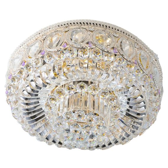 Люстра торт потолочная с подсветкой LED E14 40W Glass (BCL-602C/5)
