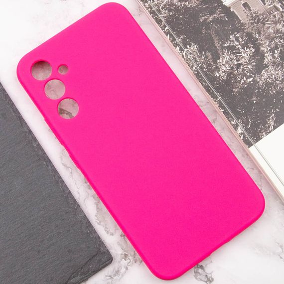Чехол Silicone Cover Lakshmi Full Camera (AAA) для Samsung Galaxy S24 Розовый / Barbie pink | Зображення 4