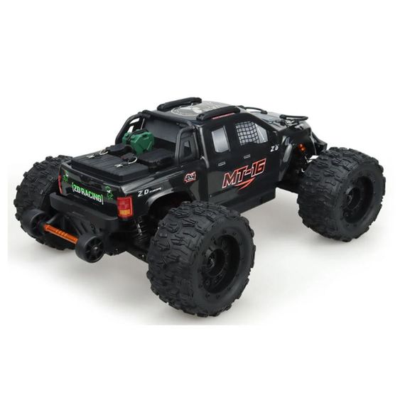 Машинка на радіокеруванні ZD Racing MT16 RTR 4WD 1/16 Monster Truck Brushless (Black) | Зображення 2