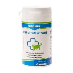 Вітаміни Canina Cat Vitamin Tabs для зміцнення здоров'я котів 250 табл