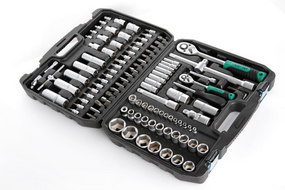 Набір насадок 90T 1/4"; 1/2" CrV 108 шт. СИЛА