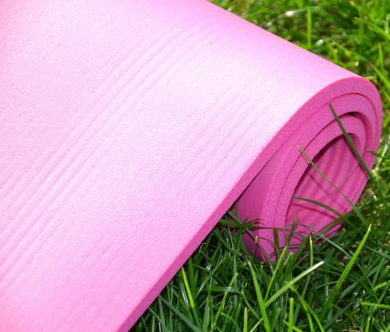 Килимок для йоги та фітнесу Power System PS-4017 NBR Fitness Yoga Mat Plus Pink (180х61х1) (PS-4017_Pink) | Зображення 2