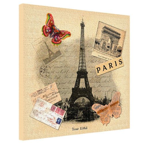 Картина на холсте Paris 65x65 см (H6565_RET005)