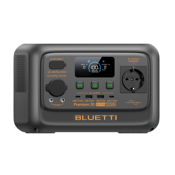 Портативна зарядна станція Bluetti Premium 30 V2 320Wh 600W LiFePO4 | Зображення 2