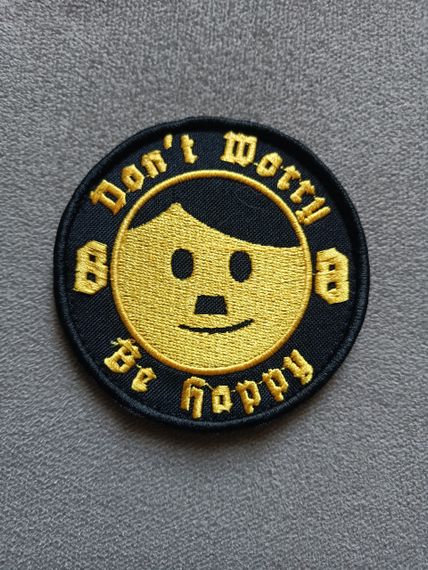 Шеврон Don't Worry Be Happy
