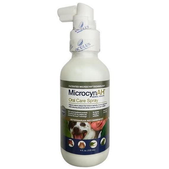 Microcyn Oral Care Spray микроцин спрей для ухода за пастью всех видов животных 0,12