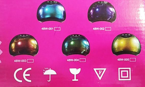 Лампа для маникюра TNL Professional-002 LED/UV 48 Вт светодиодов 24 шт Фиолетовый | Зображення 5