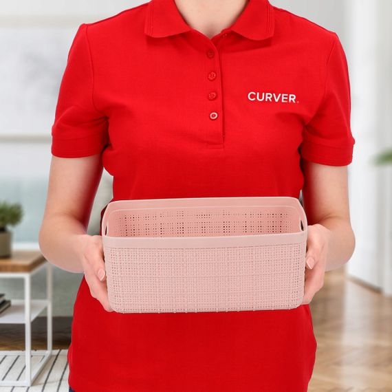 Корзина для хранения Curver (Курвер) Jute S 5 л (01904) Розовый | Зображення 3