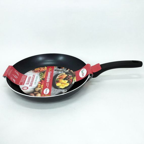 Сковорода 28 см Con Brio СВ-2822 FULL INDUCTION, Сковорода з товстим дном, якісна на плиту | Зображення 3