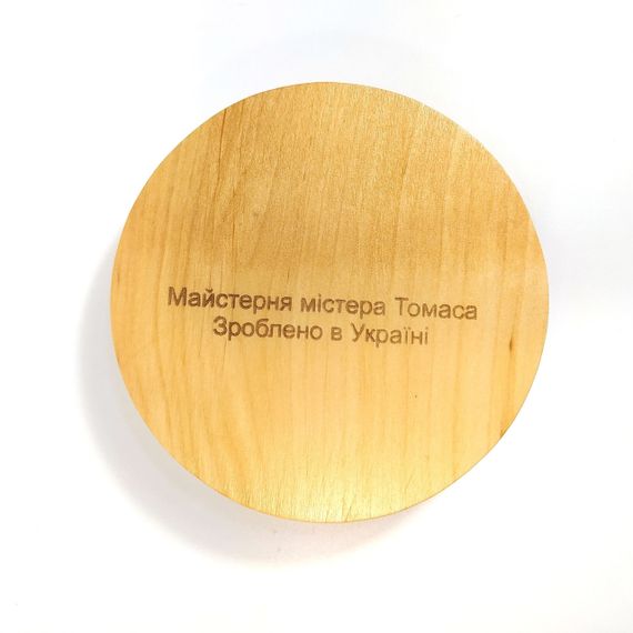 Підставка тримач під смартфон планшет Avoka love 10х10 см Майстерня містера Томаса Дерево лак | Зображення 3