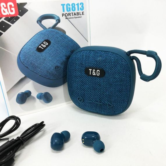 Портативная колонка с поддержкой bluetooth TG813, Безпроводная bluetooth колонка акамуляторна VH-10 | Зображення 7