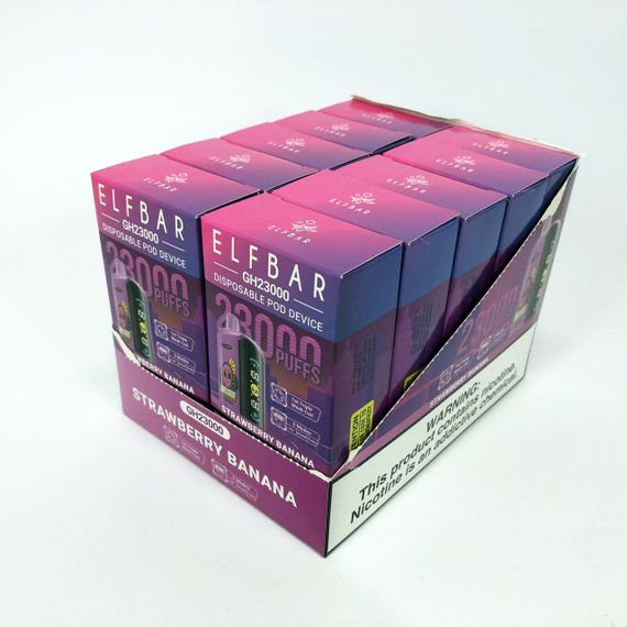 ELF BAR GH 23000 смак Полуниця Банан (Strawberry Banana) (ws83959-11) | Зображення 3