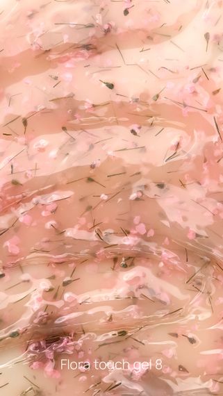 Гель для нарощення нігтів Crooz Flora Touch Gel 08 (з сухоцвітами) 15мл | Зображення 3