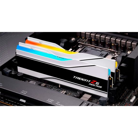 Модуль пам&#039;яті для комп&#039;ютера DDR5 64GB (2x32GB) 6000 MHz Trident Z5 Neo RGB Matte White G.Skill (F5-6000J3636F32GX2-TZ5NRW) | Зображення 4