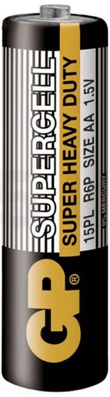 Батарейка - GP Supercell 15PL-S2, R6, АА, 1.5V, 1 шт.