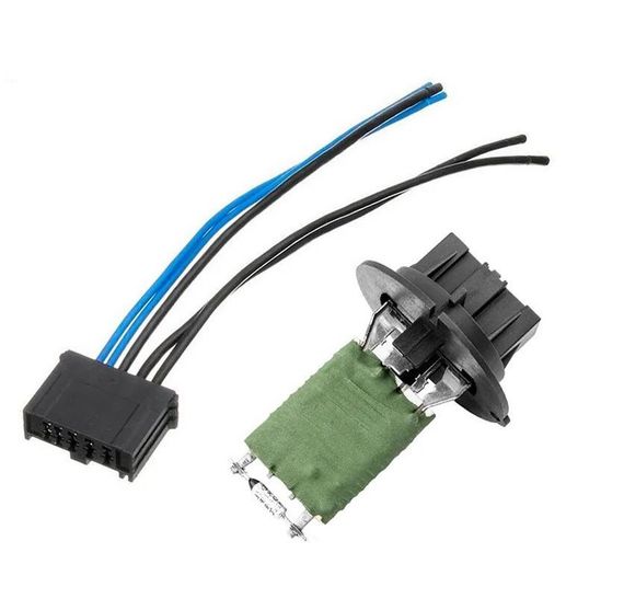 Peugeot 206 (H/B, SW, CC) (98-10) резистор, реостат пічки + штекер з дротами 6450JP, Пежо | Зображення 1