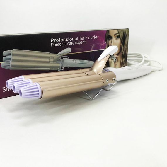 Плойка для завивки волос с разными функциями Kemei KM-1010, Стайлер для объема волос XN-61 | Зображення 1