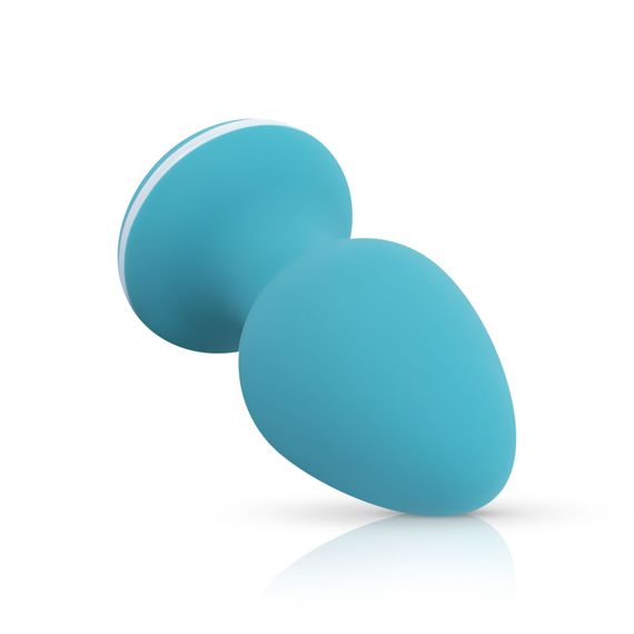 Анальна вібропробка Cala Azul – Blanca Vibrating anal plug, 10 режимів | Зображення 3