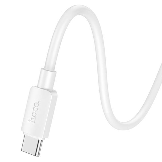 Дата кабель Hoco X96 Hyper Type-C to Type-C 100W (1m) White | Зображення 2