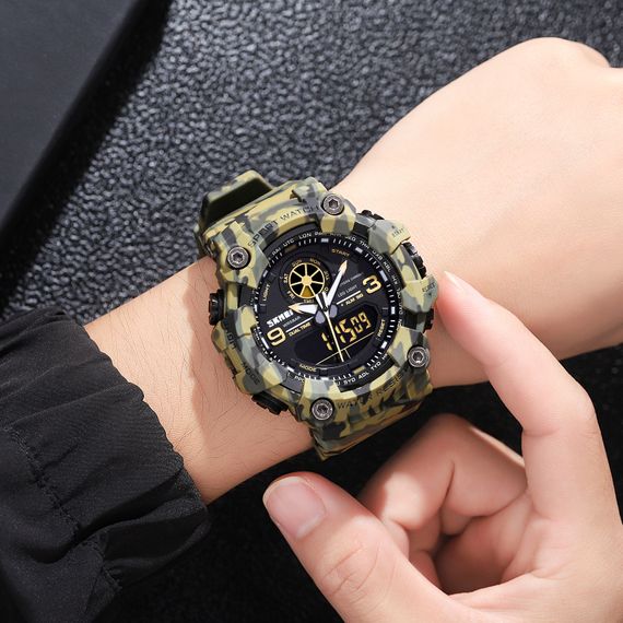 Чоловічий годинник Skmei 1818 Military. | Зображення 2