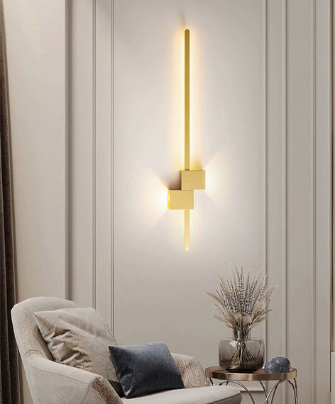 Бра LED 27528 Латунь 6х15х80 см. | Зображення 1