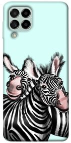 Чохол IBANAN Cute zebras для Samsung Galaxy M53 5G