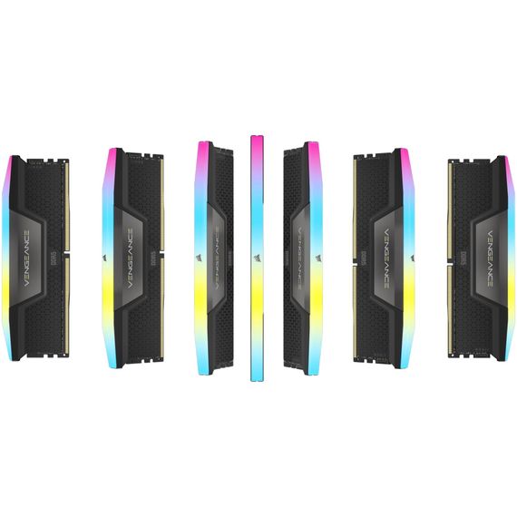 Модуль пам'яті для комп'ютера DDR5 32GB (2x16GB) 7200 MHz Vengeance RGB Corsair (CMH32GX5M2X7200C34) | Зображення 3