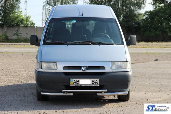 Передній захист ST009 (нерж) 60 мм для Citroen Jumpy 1996-2007 років | Зображення 2