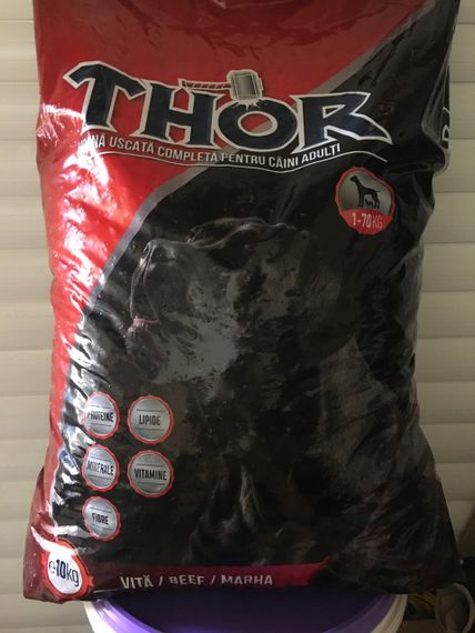 Сухий корм для собак Thor 10 кг — для дорослих, універсальний, з вітамінами | Зображення 1