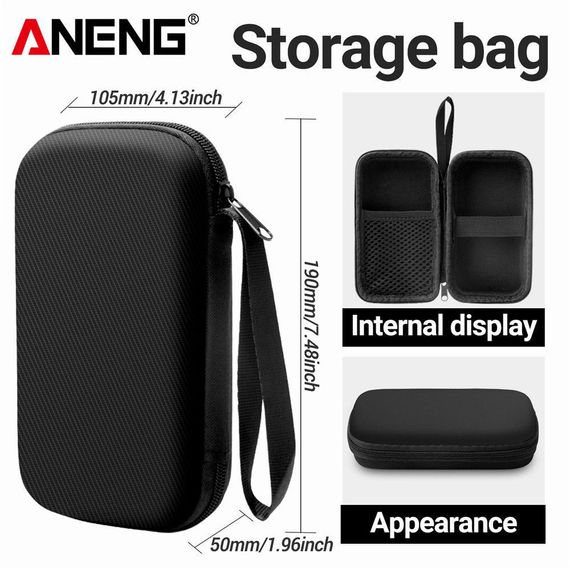Автоматический цифровой мультиметр тестер ANENG 681 black | Зображення 7