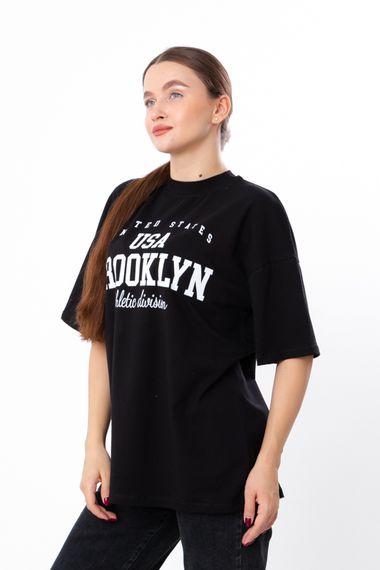 Футболка жіноча (оверсайз) Носи своє 50 Чорний (p-16339-188073) | Зображення 1