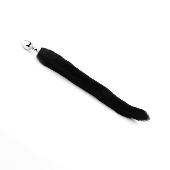 Анальна пробка - Fox Tail Black, XL | Зображення 3