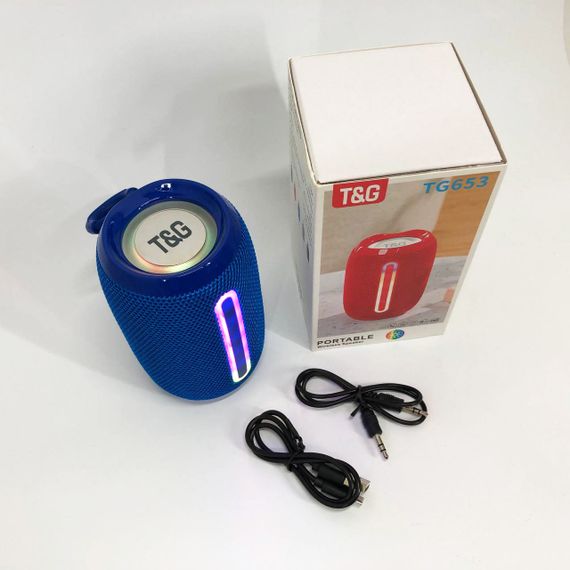 Блютуз-колонка с usb-портом, Колонка блютуз светящаяся, Колонка на аккумуляторе маленькая EG-20 | Зображення 1