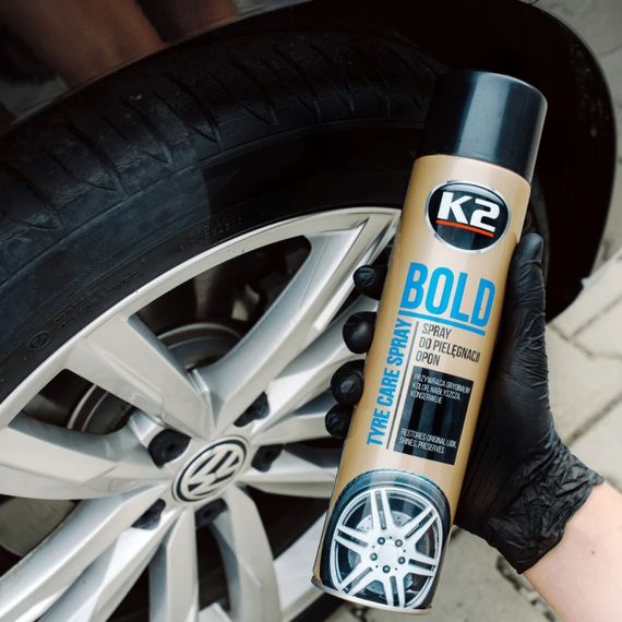 Поліроль для шин K2 Bold безбарвний аерозоль 600 мл (K1561) | Зображення 1