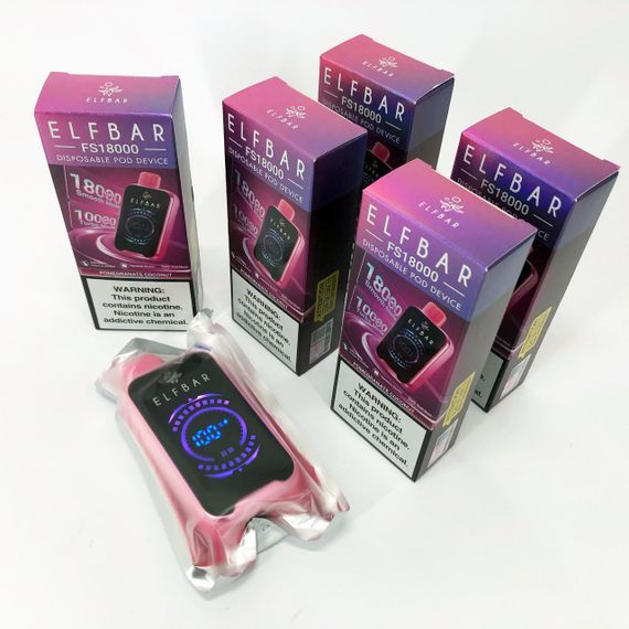 ELF BAR FS18000 смак Гранат Кокос (Pomegranate Coconut) (ws23614) | Зображення 4