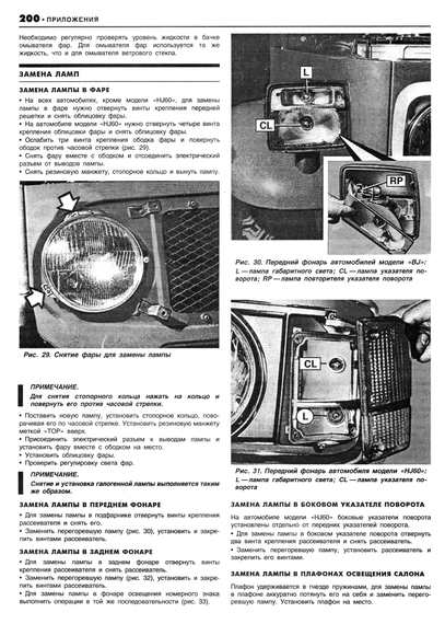 Toyota Land Cruiser з 1974-1989 р. Посібник з ремонту. Книга | Зображення 6