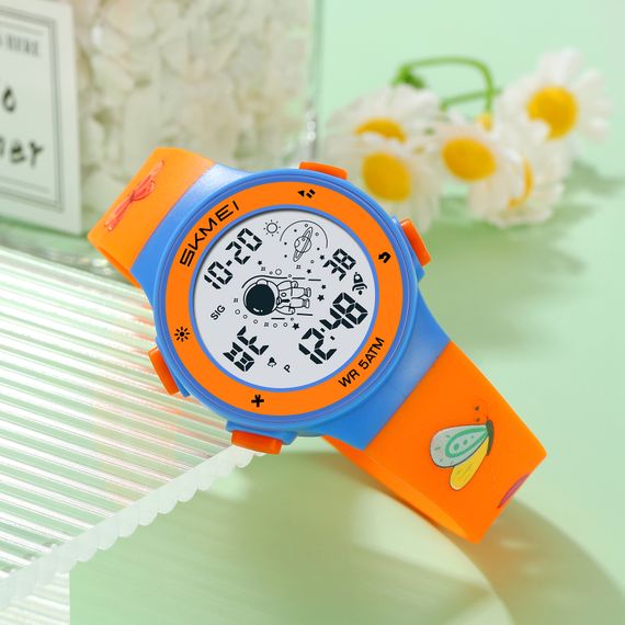 Дитячі годинники Skmei 2267OGBT Batterfly-Orange | Зображення 3