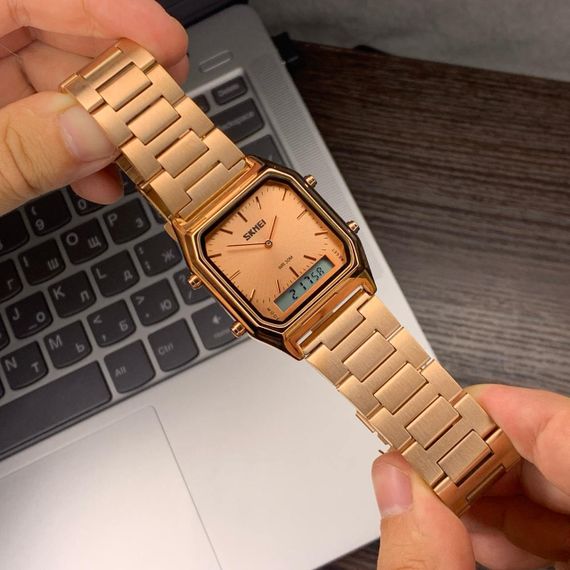 Наручний годинник Skmei 1220RG Rose Gold | Зображення 5