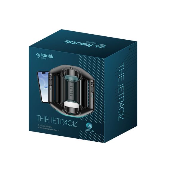 Смарт-мастурбатор Kaotik Labs The Jetpack, режим edging, дуже потужний, імітація фрикцій | Зображення 7