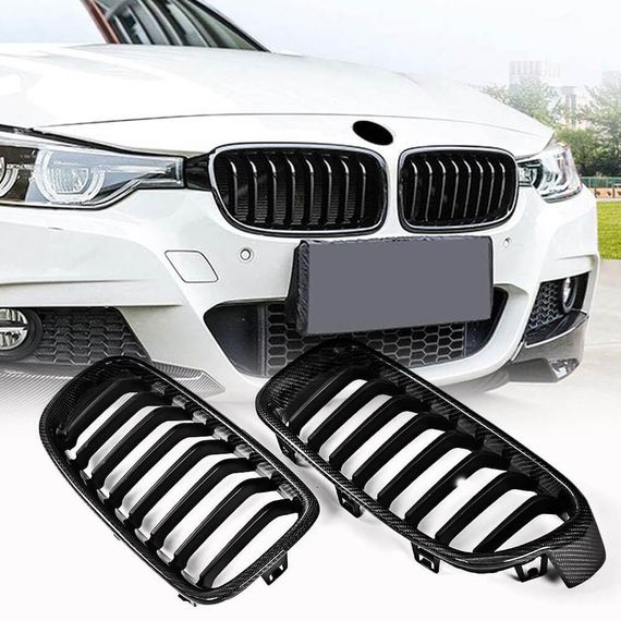 Ноздри 1 Полоса (Карбон) для BMW 3 серия F-30/31/34 2012-2019 гг