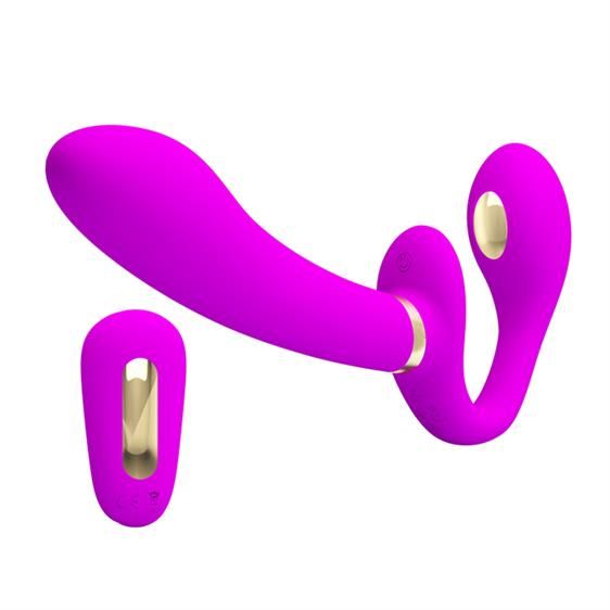 Страпон - Pretty Love Thunderbird Harnessfree Stimulator Purple | Зображення 2
