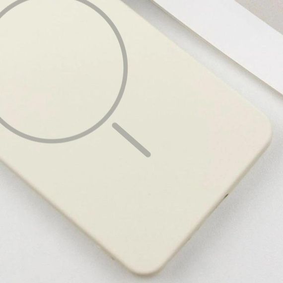 Чехол Silicone Cover Lakshmi Full Camera (AA) with MagFit для Samsung Galaxy S25+ Белый / White | Зображення 1